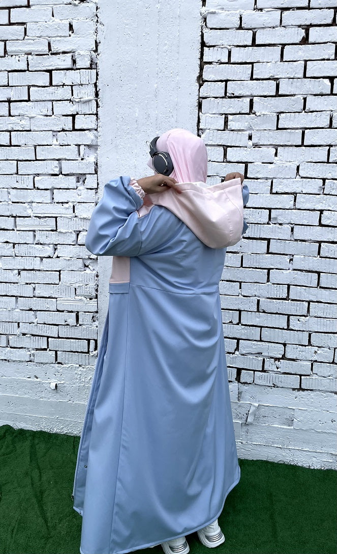 Waterproof Coat - Baby Blue