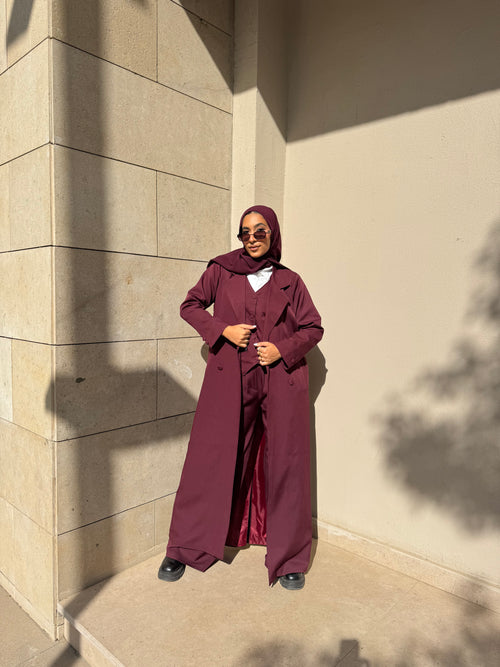 Burgundy Formal Suit