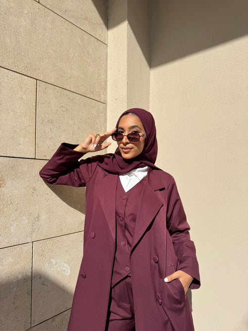 Burgundy Formal Suit