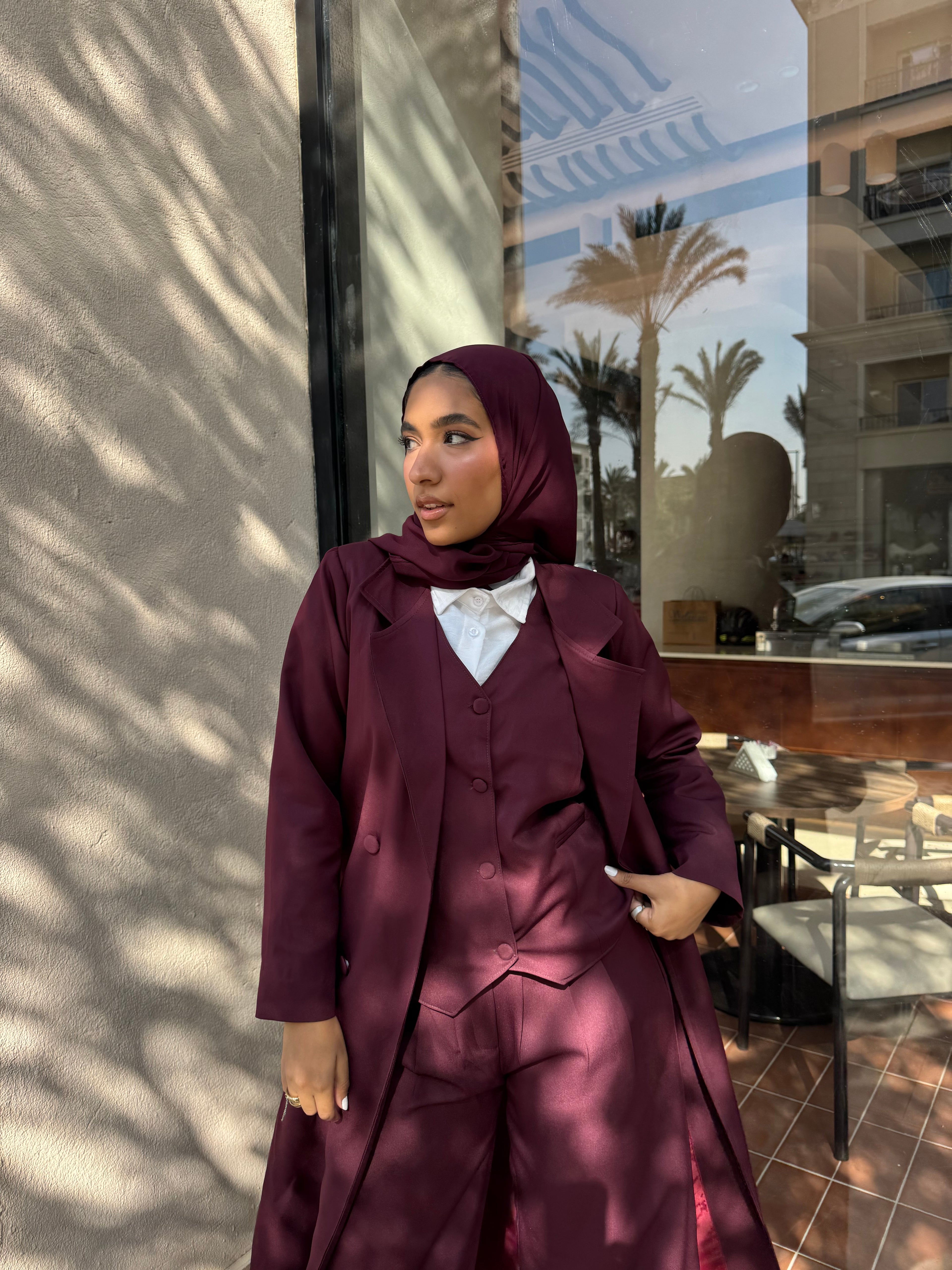 Burgundy Formal Suit