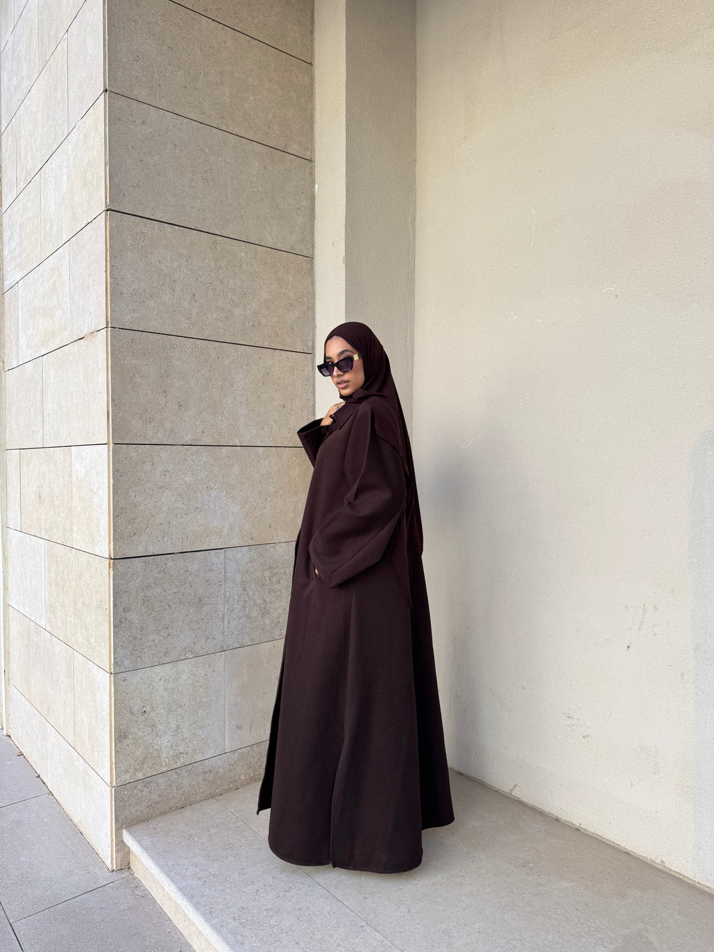Dark Brown Abaya