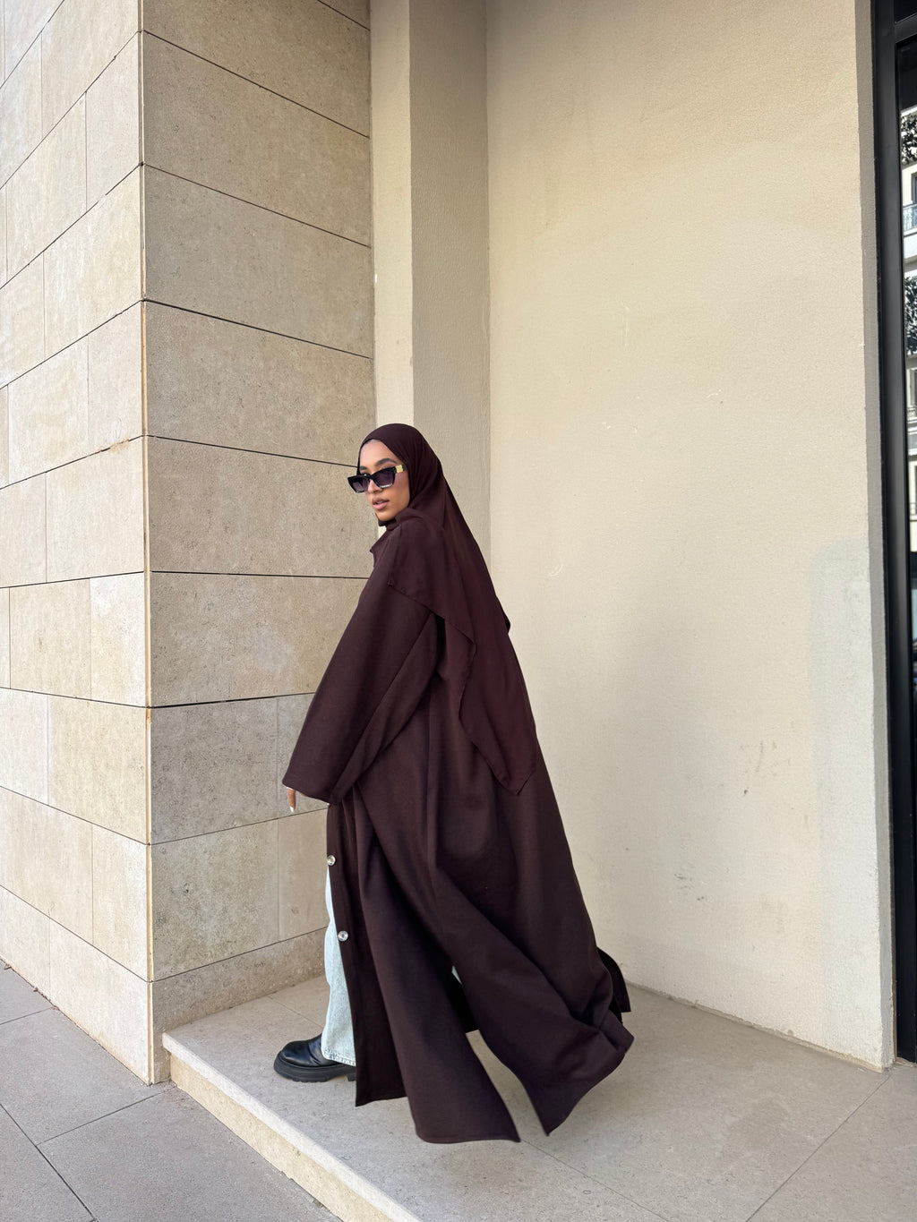 Dark Brown Abaya